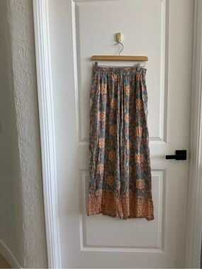 Billabong Blue and Peach Paisley Pants